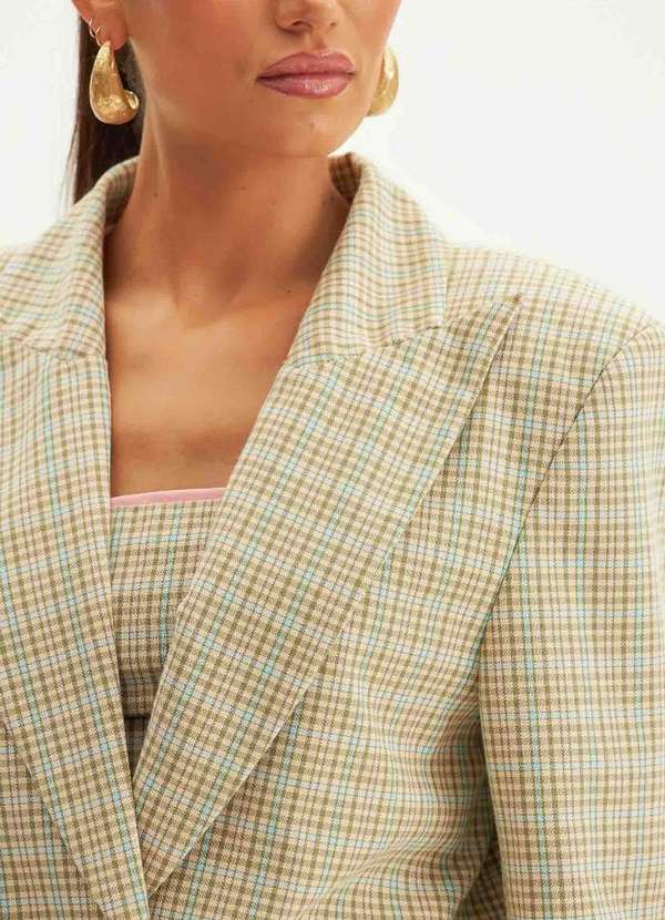 Lança Perfume - Blazer Alfaiataria Manga Longa A0483 3