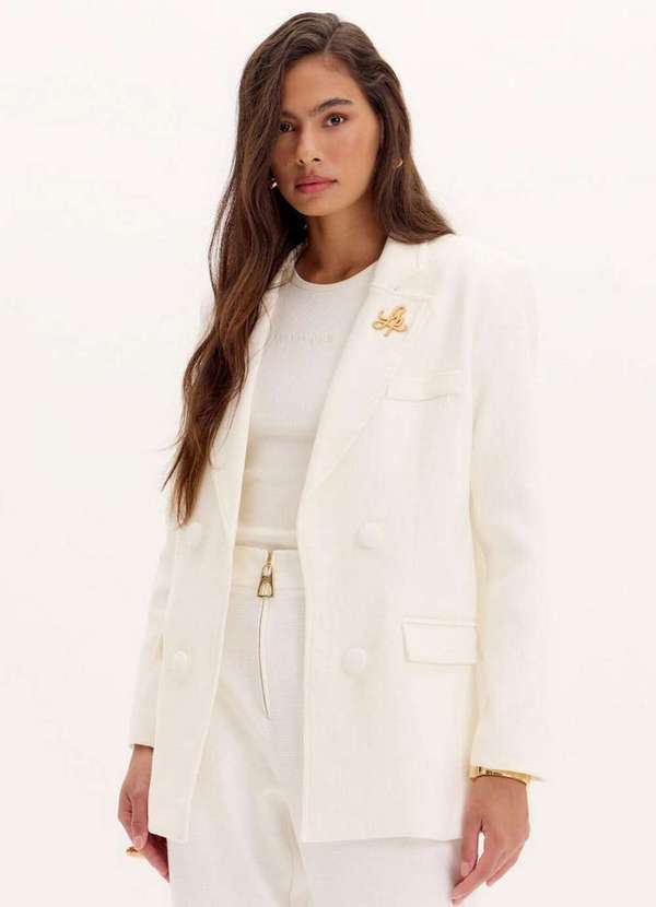 Lança Perfume - Blazer Alongado com Botões A0001