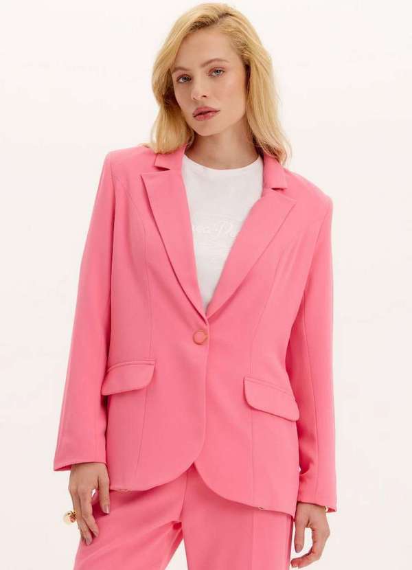 Lança Perfume - Blazer Alongado com Faixa A1658 1