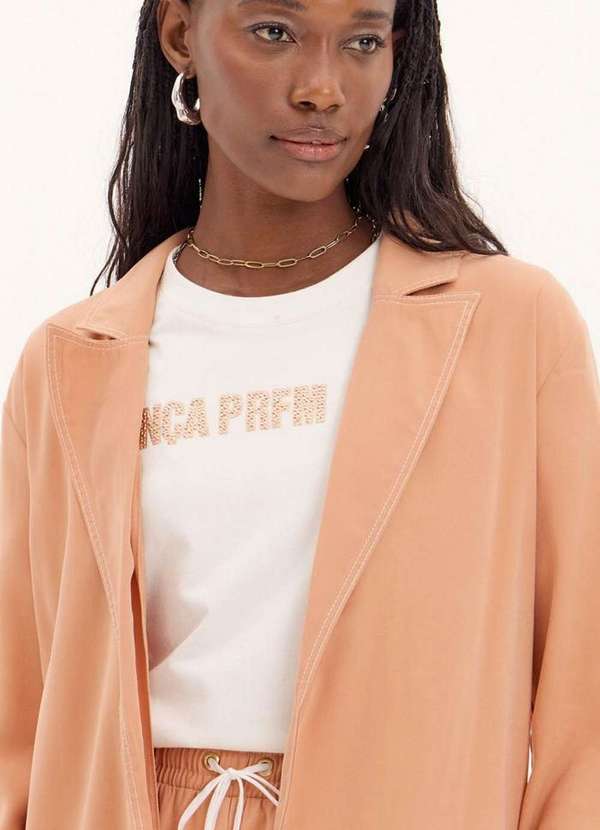 Lança Perfume Easy - Blazer Alongado com Faixa A1706 3