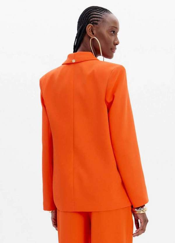 Lança Perfume - Blazer Alongado Transpassado com Amarração A2475 3