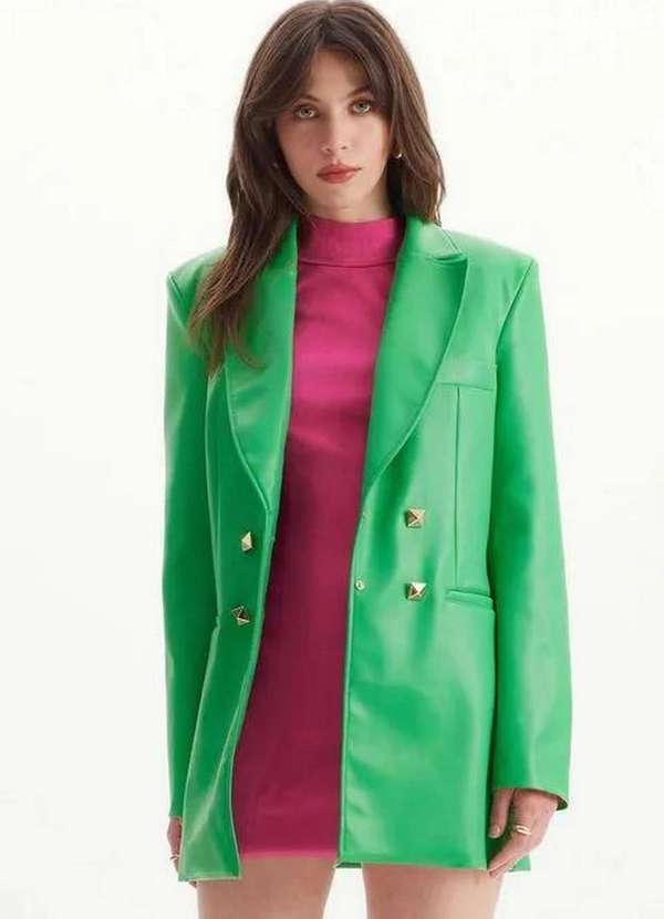 Lança Perfume - Blazer Boyfriend Alongado 00483 1