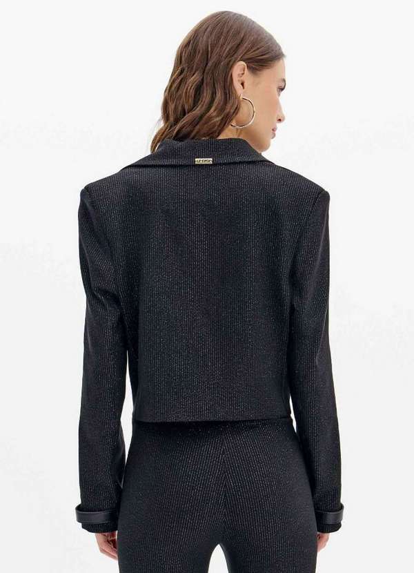 Lança Perfume Easy - Blazer Curto Manga Longa com Decote V A2259 4