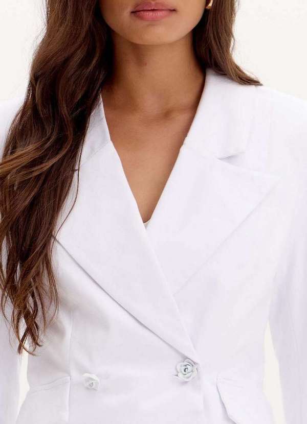 Lança Perfume - Blazer Slim com Transpasse A0002 3