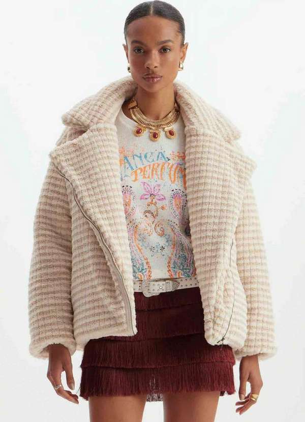 Lança Perfume - Casaco Oversized Pelo Sintético 00634