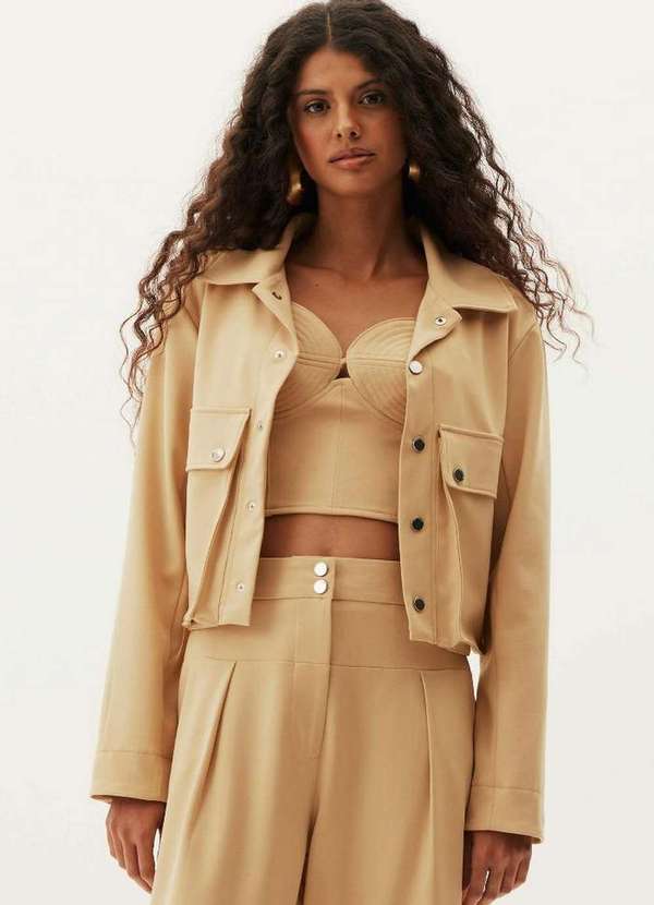 Lança Perfume - Jaqueta Bolso Frontal A0190