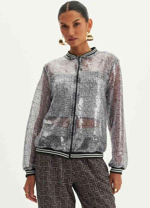 Lança Perfume Easy - Jaqueta Bomber Estampada A0484