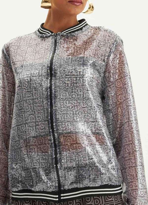 Lança Perfume Easy - Jaqueta Bomber Estampada A0484 4