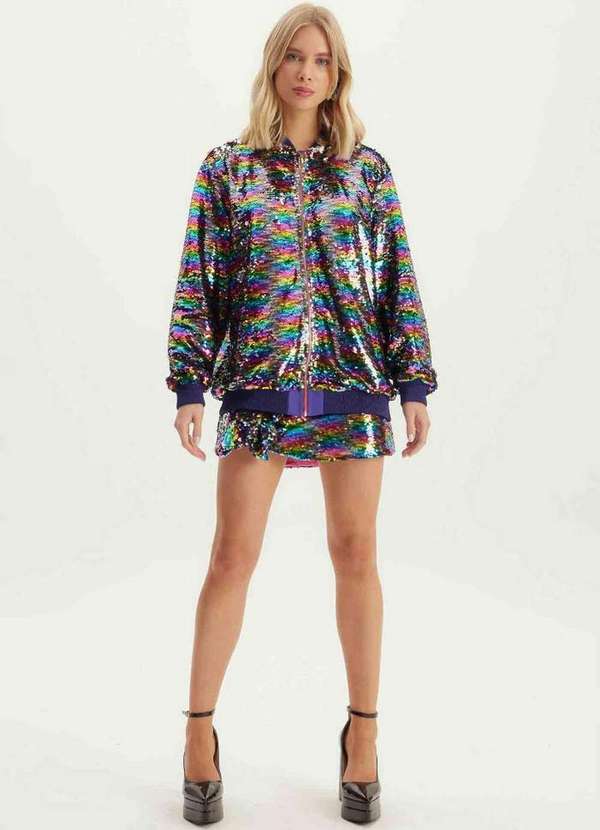Lança Perfume - Jaqueta Bomber Oversized 00901