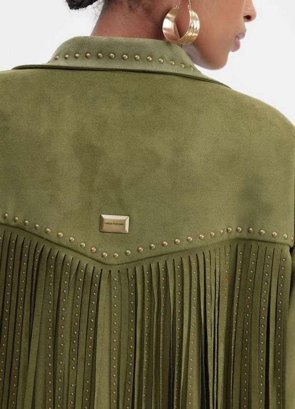 Lança Perfume - Jaqueta com Franjas e Tachas A0036 3