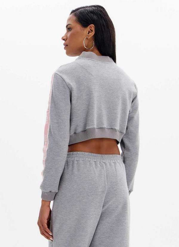 Lança Perfume Easy - Jaqueta Cropped com Gorgurão e Zíper A2229 2