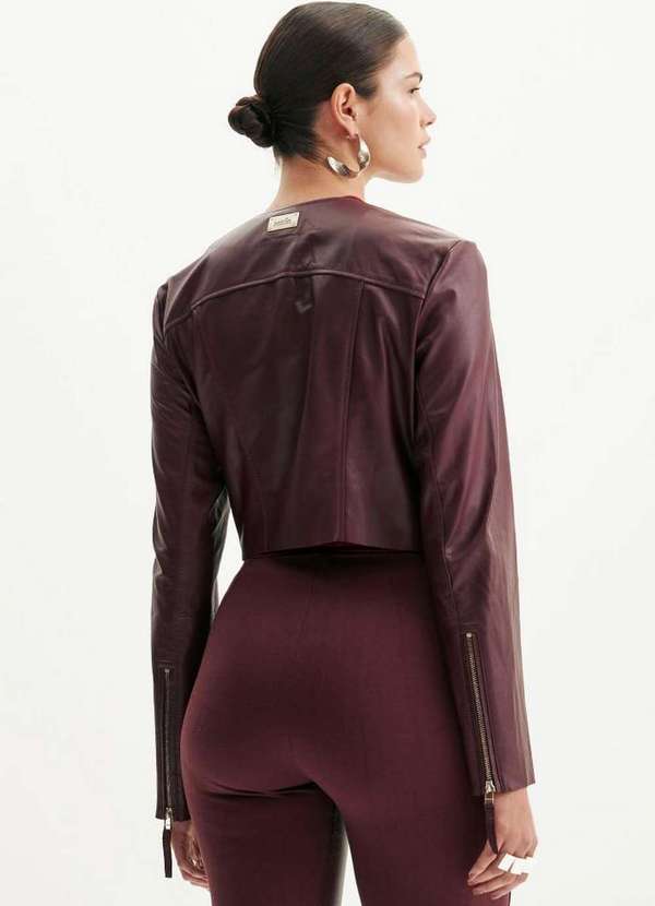 Lança Perfume - Jaqueta de Couro Biker A1020 2