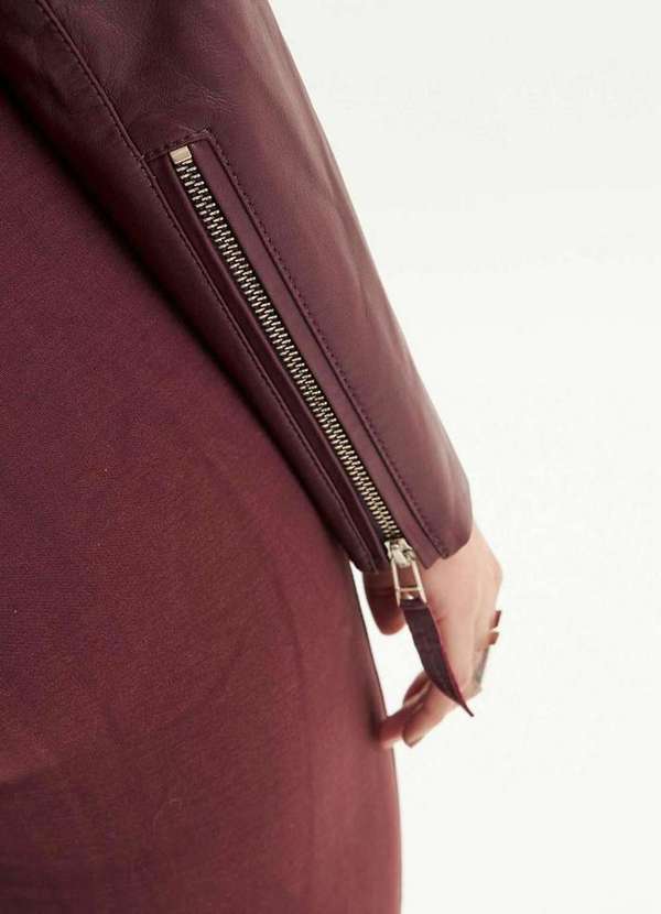 Lança Perfume - Jaqueta de Couro Biker A1020 3