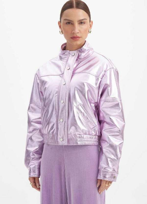 Lança Perfume - Jaqueta de Couro Bomber A0033