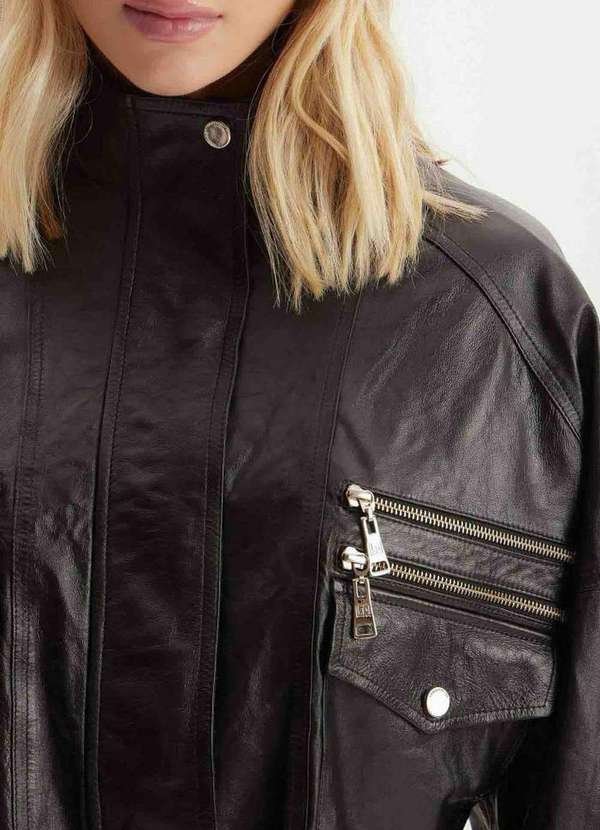 Lança Perfume - Jaqueta de Couro Cropped 00003 2