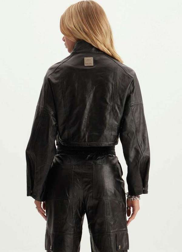 Lança Perfume - Jaqueta de Couro Cropped 00003 3