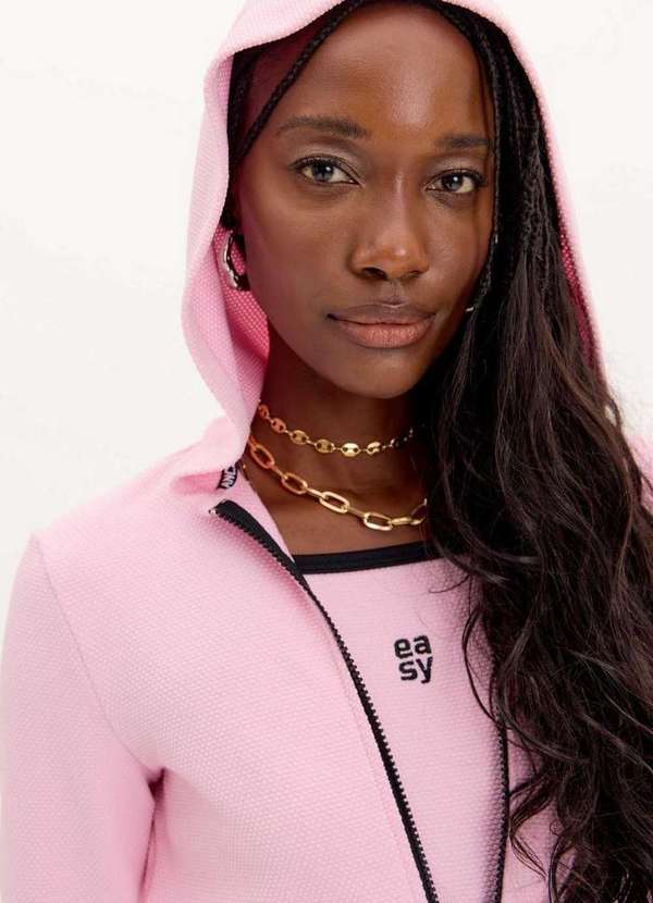 Lança Perfume Easy - Jaqueta Justa de Mangas Longas A1826 2