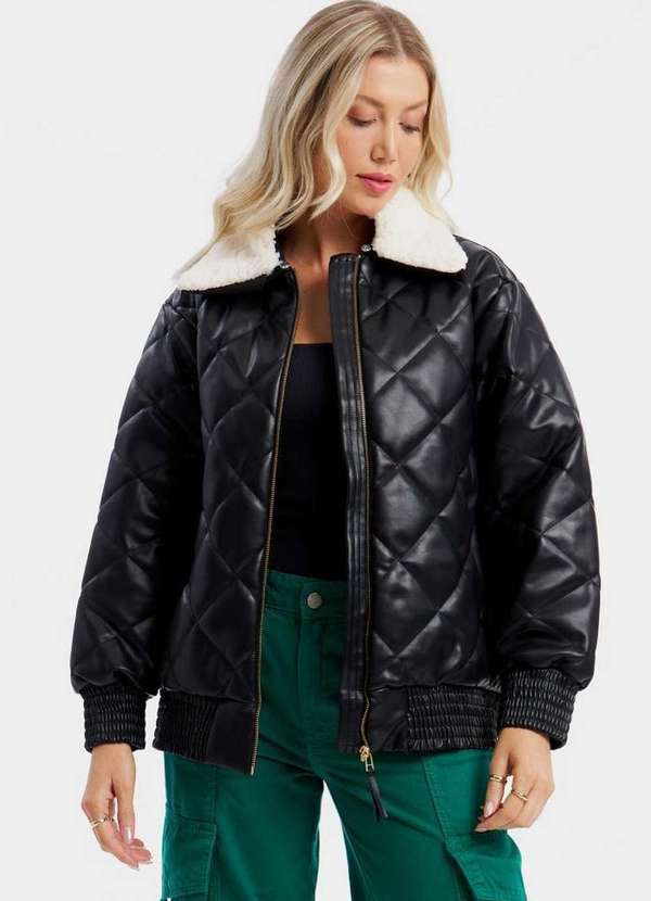 Lança Perfume - Jaqueta Puffer com Gola 00003