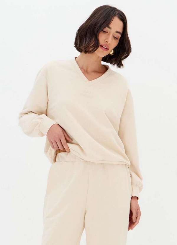 Lança Perfume - Moletom Decote V Mangas Longas A1576 1