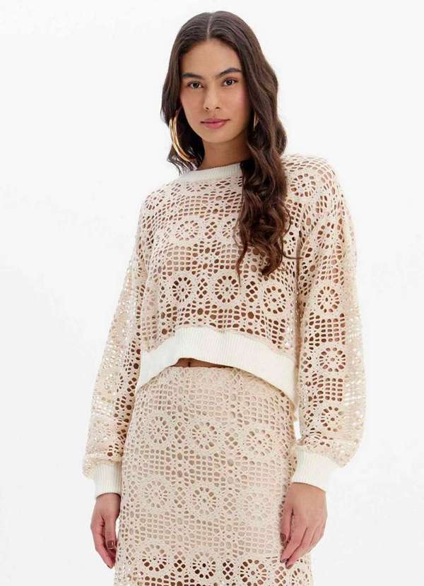 Lança Perfume - Moletom Manga Longa Vazado A2731