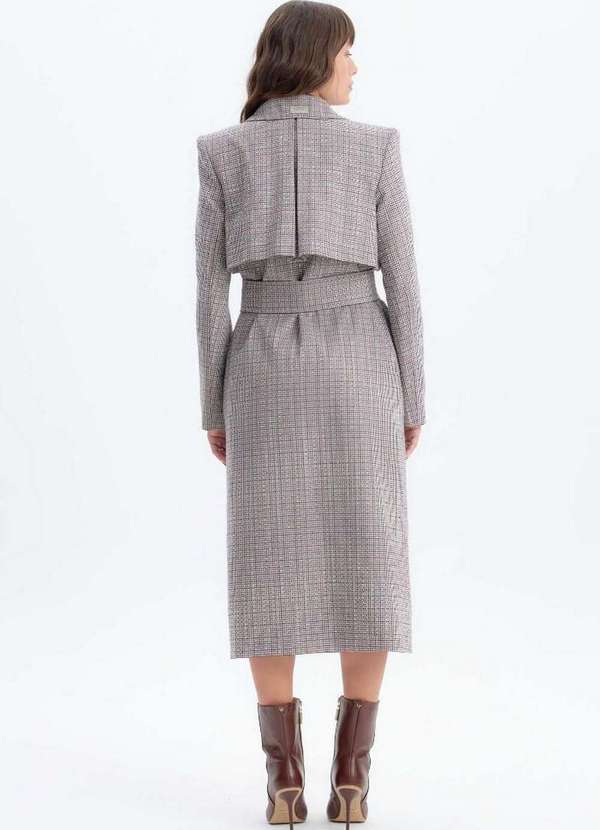 Lança Perfume - Trench Coat Super Midi Faixa A0375 2