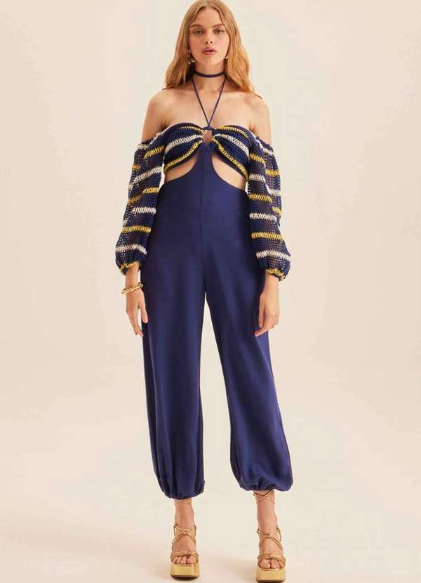 Lança Perfume - Macacão Aladdin Ombro a Ombro 09639