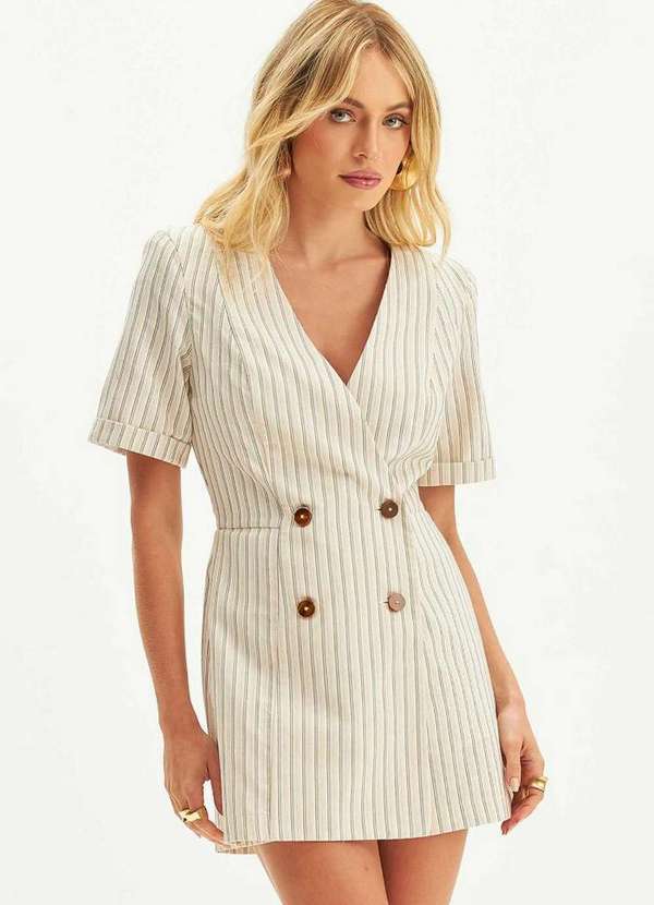 Lança Perfume - Macacão Curto com Transpasse A0487 4