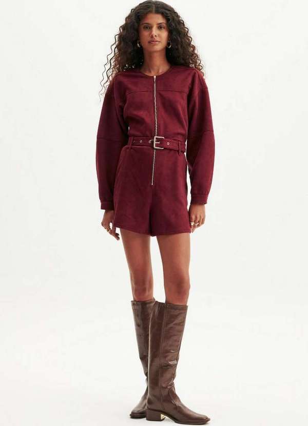 Lança Perfume - Macacão Curto com Zíper A1020