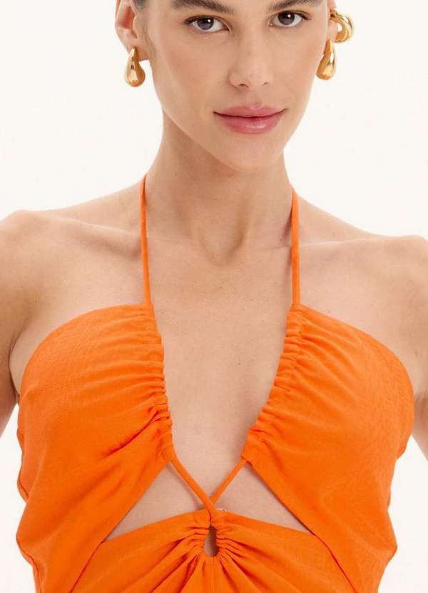 Lança Perfume Easy - Macacão Curto Frente Única com Amarração e Decote A1990 4