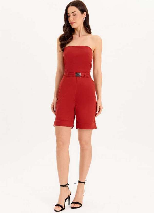 Lança Perfume Easy - Macacão Curto Tomara que Caia A1597