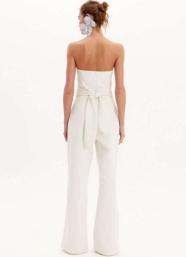 Lança Perfume - Macacão Longo com Faixa e Decote A0001 3