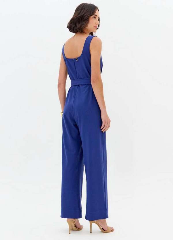 Lança Perfume - Macacão Longo de Alças com Bolsos A3039 4