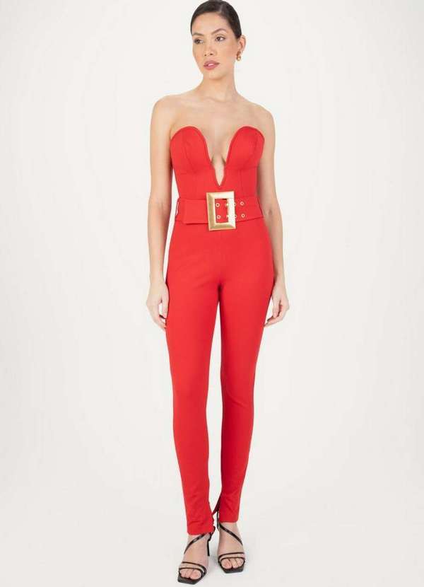 Lança Perfume - Macacão Tomara que Caia Longo A1039