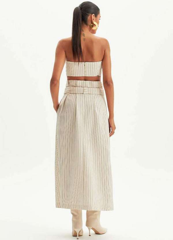 Lança Perfume - Saia Clochard Super Midi A0487 6