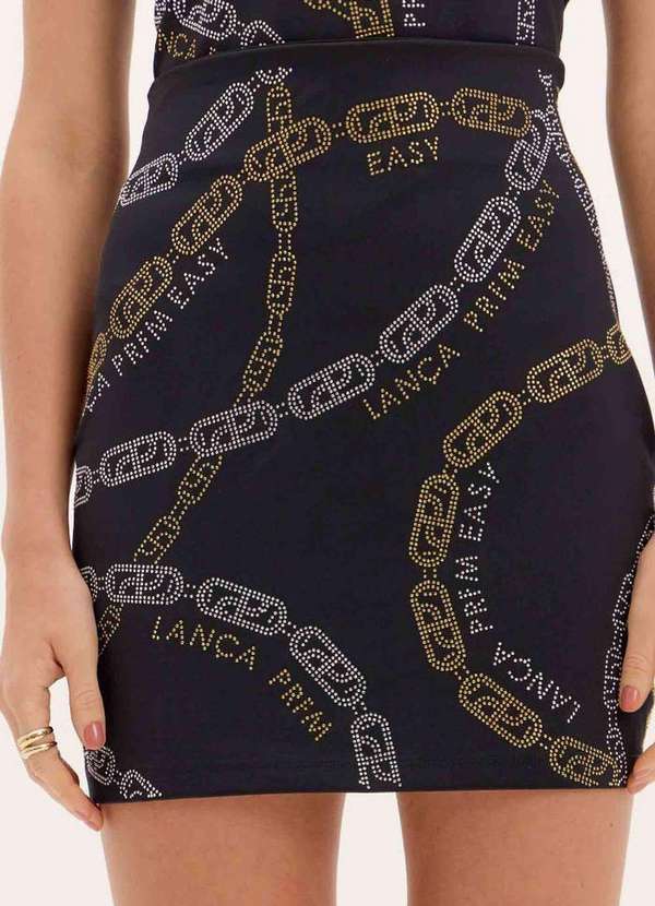 Lança Perfume Easy - Saia Curta Brilhos Frontais A0003 2