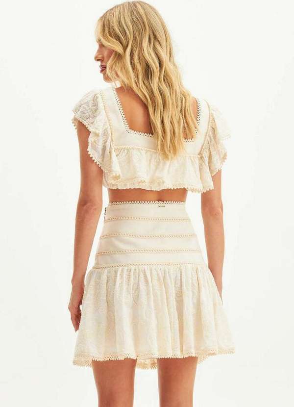 Lança Perfume - Saia Curta Evasê A0255 4