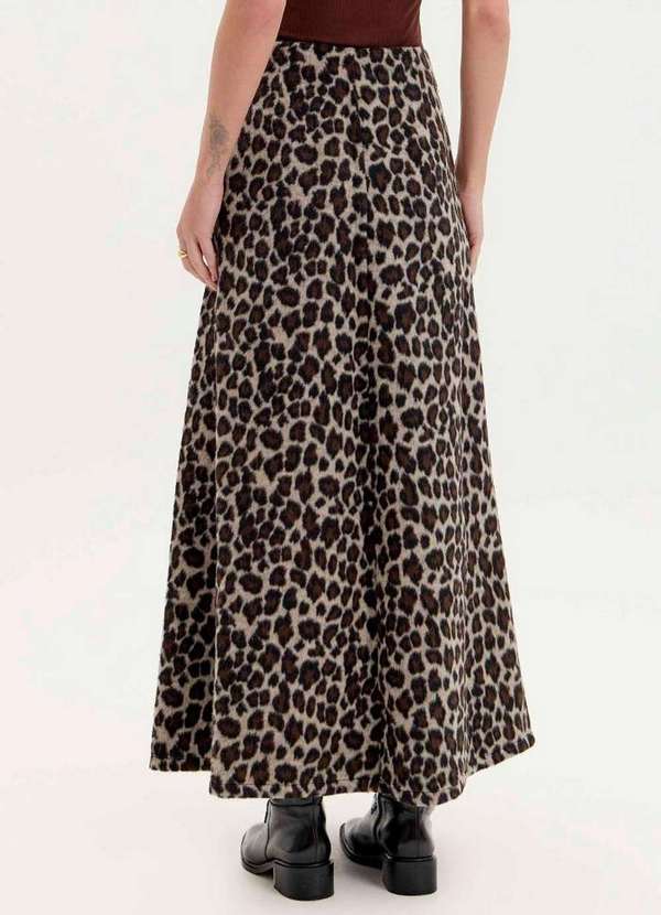 Lança Perfume - Saia Evasê Super Midi A1520 4