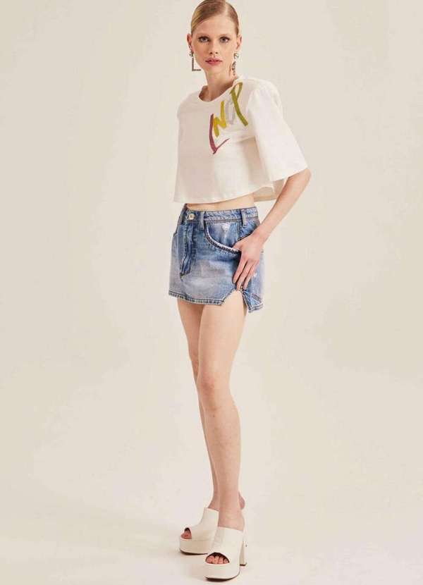 Lança Perfume - Saia Jeans Comfort Low 00004