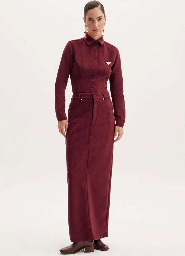 Lança Perfume - Saia Longa Cintura Alta A1020