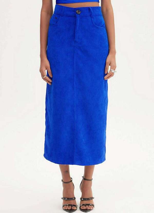 Lança Perfume - Saia Longa com Fenda A0032 3