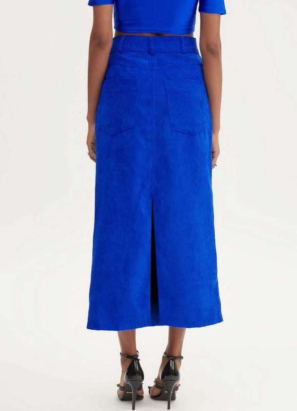 Lança Perfume - Saia Longa com Fenda A0032 4