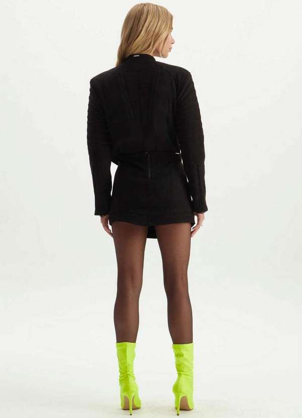 Lança Perfume - Saia Mini Cintura Baixa Bordada 00003 3