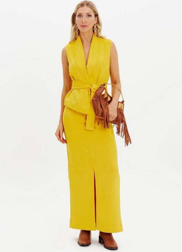 Lança Perfume - Saia Slim Super Midi A1449 1