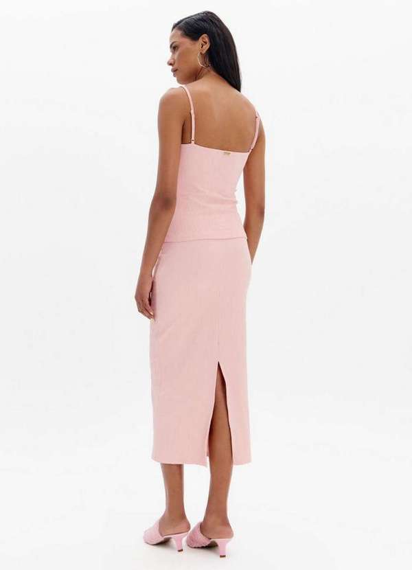 Lança Perfume Easy - Saia Super Midi Cintura Alta Jacquard A2150 3