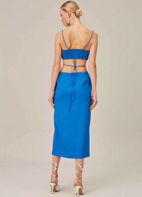 Lança Perfume - Saia Super Midi Cut Off 09732