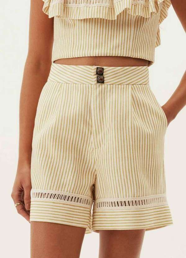 Lança Perfume - Bermuda Alfaiataria Estampada A0735 3