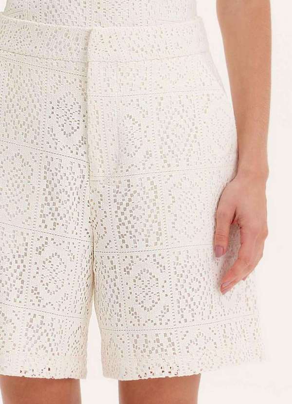 Lança Perfume - Bermuda Alfaiataria Renda A1847 2