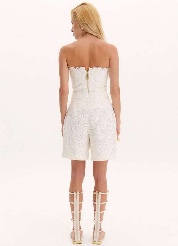 Lança Perfume - Bermuda Alfaiataria Renda A1847 3