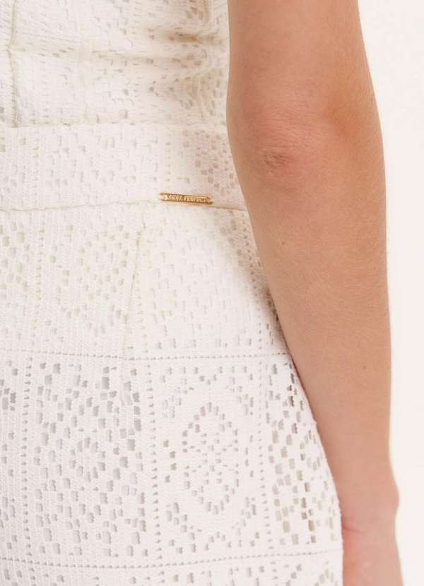 Lança Perfume - Bermuda Alfaiataria Renda A1847 4