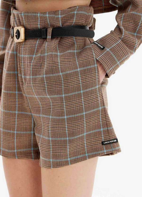 Lança Perfume - Bermuda Clochard com Cintura Alta A2897 2